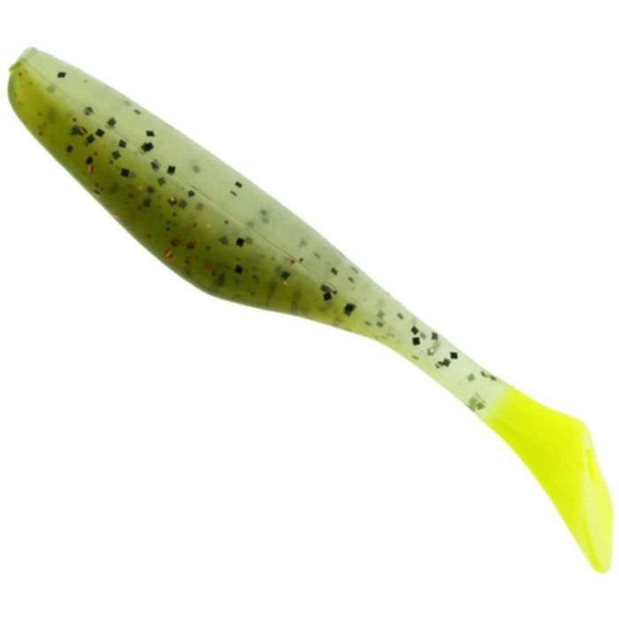 Shad Bass Assassin Walleye Turbo Shad, Hot Chicken, 10cm, 10pcs/bag