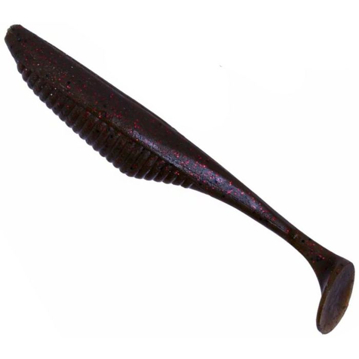 Shad Duo Realis Versa Shad Fat, F018 Green Pumpkin Red Flake, 12.5cm, 5pcs/pack