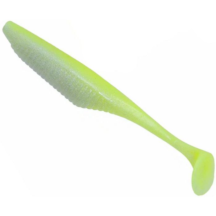 Shad Duo Realis Versa Shad Fat, F075 Chartreuse Shad, 12.5cm, 5pcs/bag