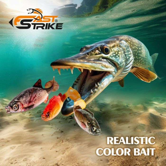 Shad Fast Strike Perch Shad PNW, Natural White Perch 7, 7cm, 3.5g, 1pc/bag 2