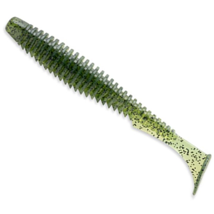 Shad FishUp U-Shad 4", Color 042 Watermelon Seed, 10cm, 8pcs/bag