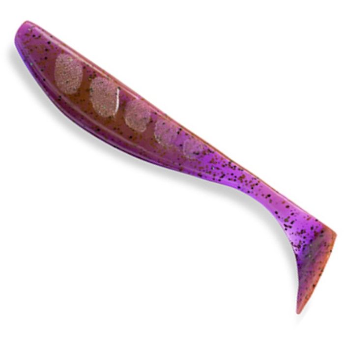 Shad FishUp Wizzle Shad 1.4, Culoare 016 LoxGreen & Black, 3.5cm, 10bucplic