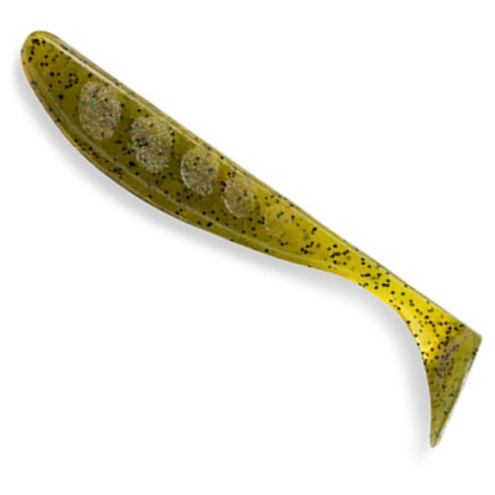 Shad FishUp Wizzle Shad 3", Culoare 074 Green Pumpkin Seed, 8cm, 8buc/plic