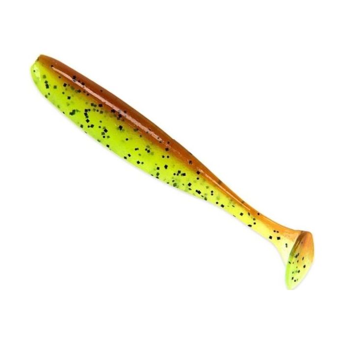 Shad Keitech Easy Shiner, Color Shiner - Motoroil/Chartreuse, 10cm, 7 pcs/pack
