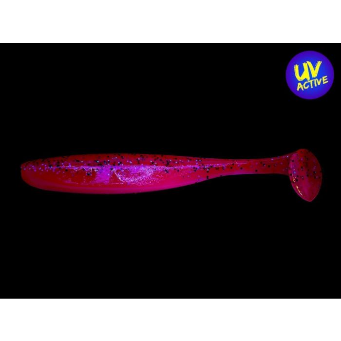 Shad Keitech Easy Shiner, UV Chameleon  Black & Blue FLK CT21T, 10cm, 7bucplic 2