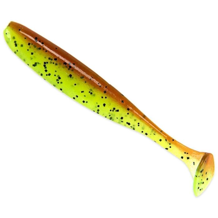 Shad Keitech Easy Shiner, UV Motoroil  Chartreuse CT14, 8.9cm, 7bucplic