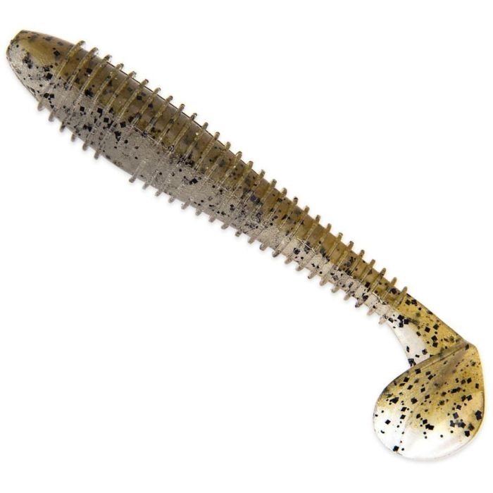 Shad Keitech Fat Swing Impact, Culoare Green Pumpkin PP, 9.6cm, 6bucblister