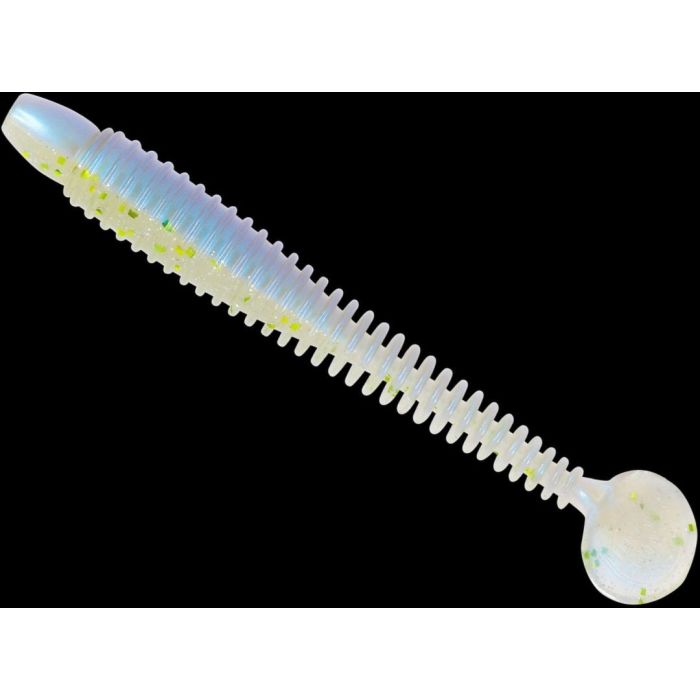 Shad Lunker City Swimmin' Ribster 4”, 233 Sexy Shiner, 10cm, 10pcs/blister