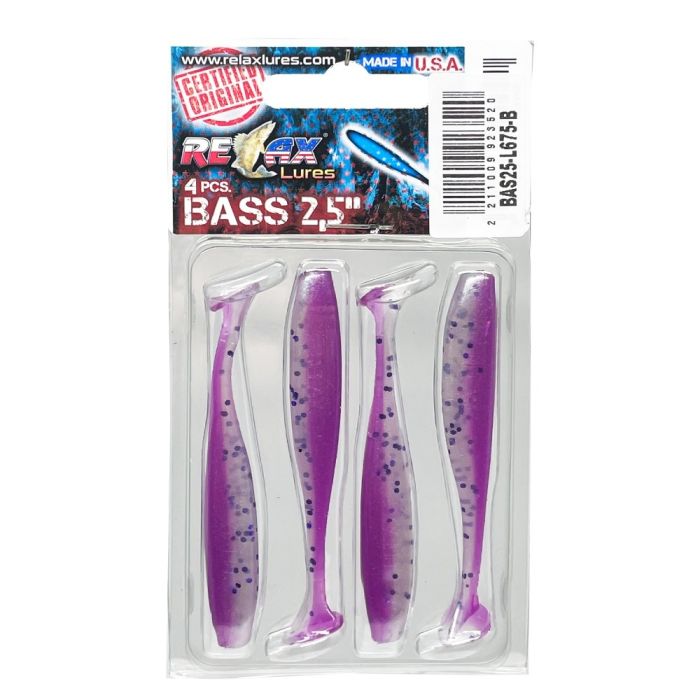 Shad Relax Bass Laminat, L675, 6.5cm, 4bucblister