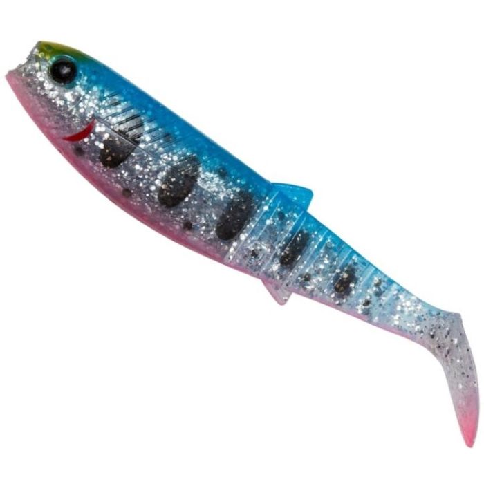 Savage Gear Cannibal Shad, Blue Pink Smolt UV, 8cm, 5g, 4 pcs/pack