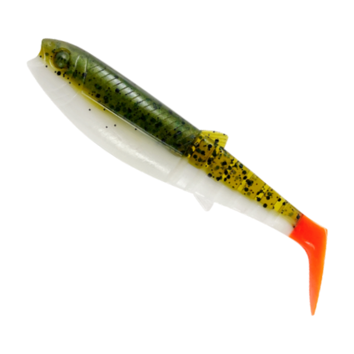 Shad Savage Gear Cannibal Shad, Olive Hot Orange, 20cm, 80g