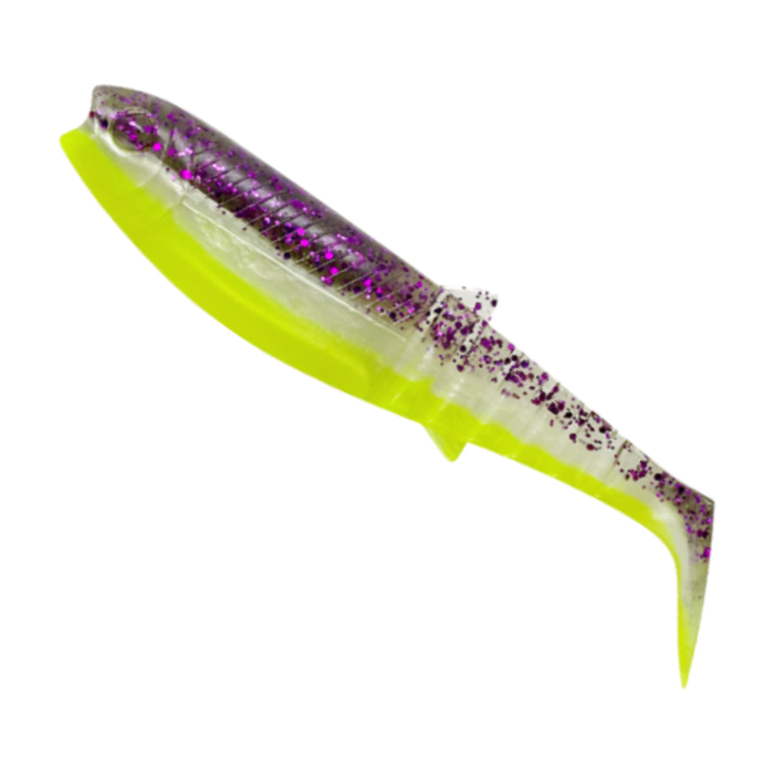 Shad Savage Gear Cannibal Shad, Purple Glitter Bomb, 6.8cm, 3g, 5pcs/pack