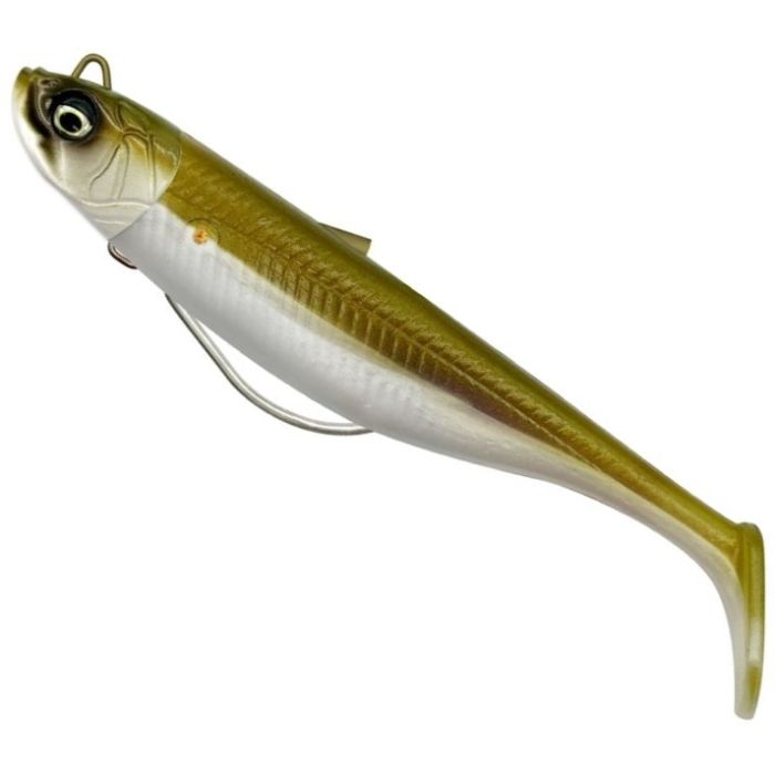 Shad Savage Gear Minnow Weedless Soft Baits Sinking, Khaki, 10cm, 16g, 2+1buc/blister