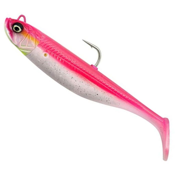Shad Savage Gear Pre-Rigged Savage Minnow, Pink Pearl Silver, 12.5cm, 35g, 2pcs/blister