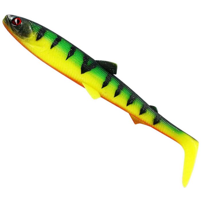 Shad Westin BullTeez Shadtail, Color Tiger Perch, 18cm, 53g, 1pc/blister