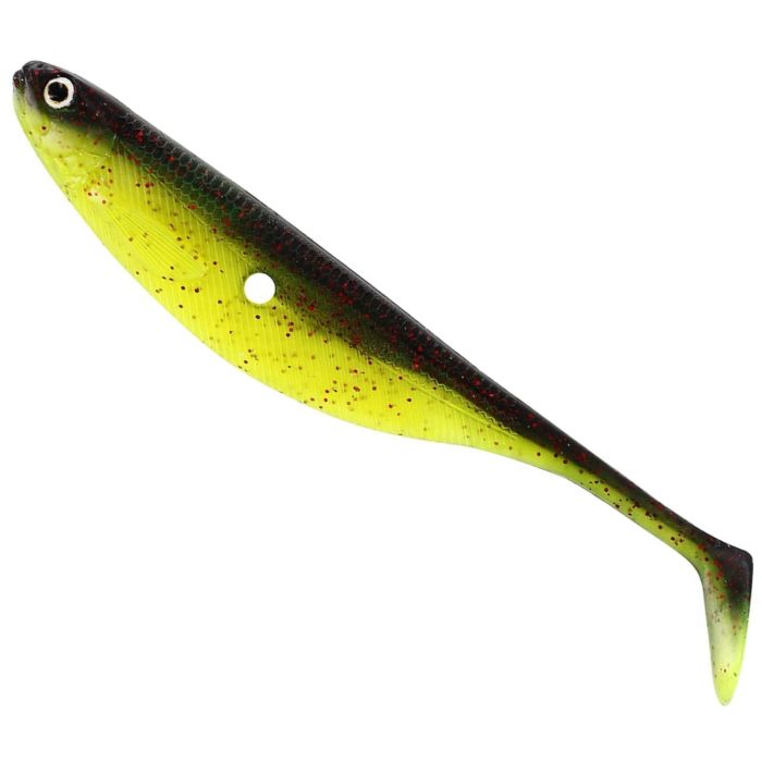 Shad Westin Shadteez Hollow, Color Black/Chartreuse, 12cm, 9g, 2 pcs/pack