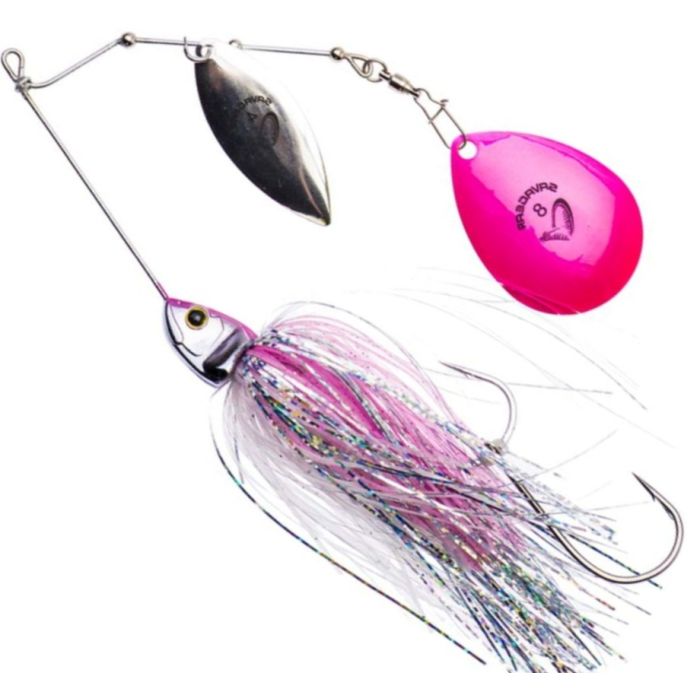 Spinnerbait Savage Gear Da’Bush Spinnerbait, Pink Flash, 16cm, 32g