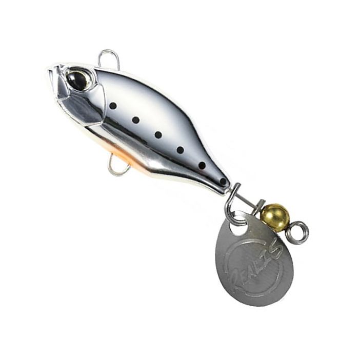 Spinnertail Duo Realis Spin 38 SW, UV Silver Shirasu, 3.8cm, 11g