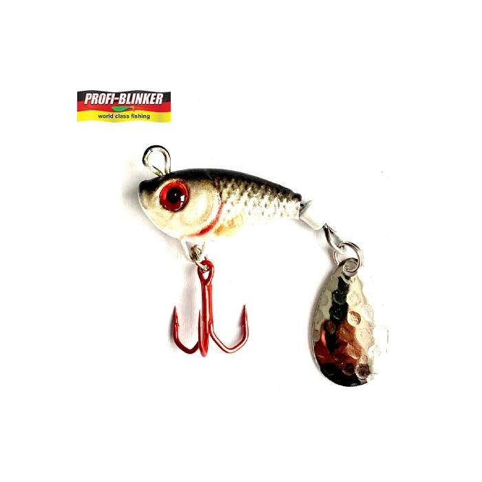 Spinnertail Pro Blinker Jig Fish Pearl White, ASP, 19g
