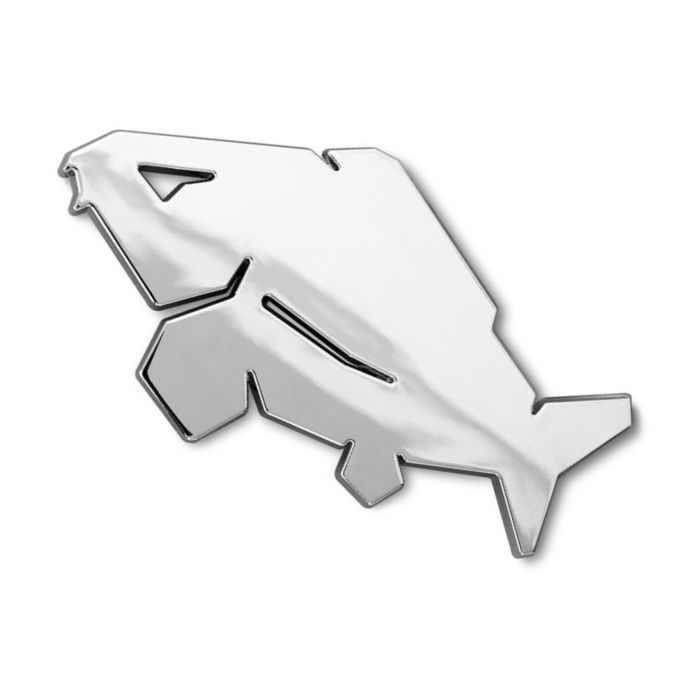 Sticker Delphin 3D Carp Sticker, Crom
