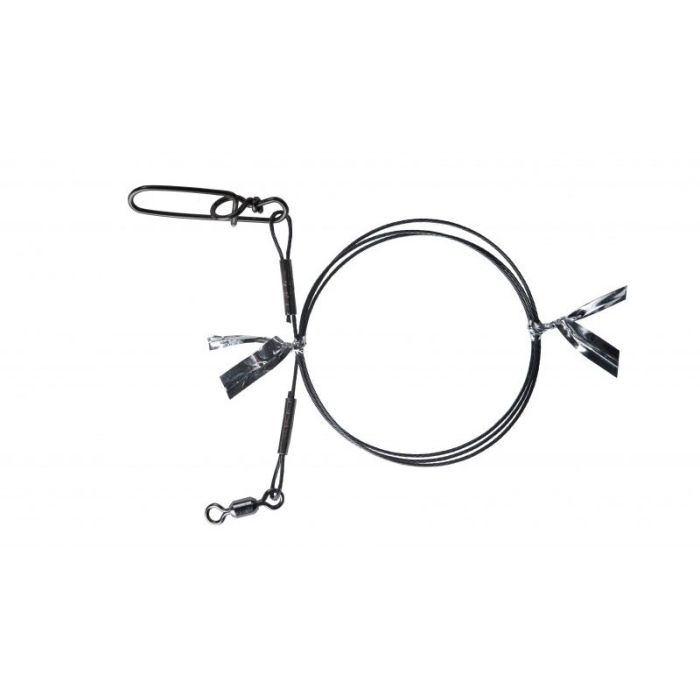 Leader BKK 7X7 Wire Leader-HD Pike Snap, 40cm, 2pcs/pack 2