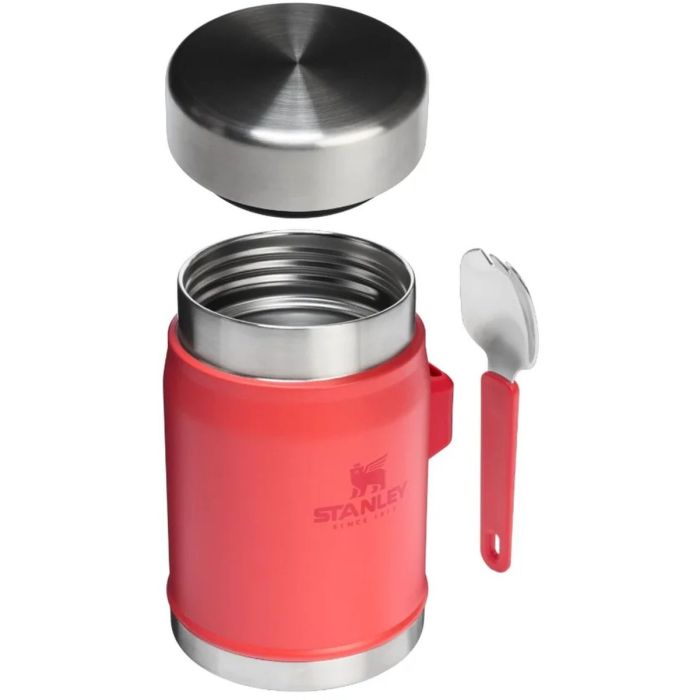 Stanley The Legendary Food Jar + Spork, 0.4L, Hot Coral 2