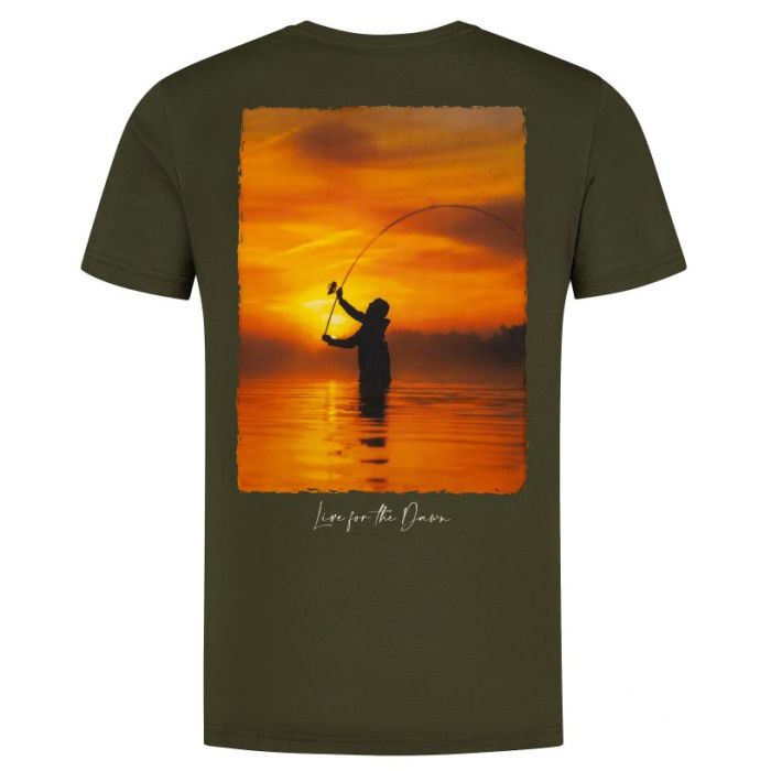 Tricou Korda Sunrise Tee, Dark Olive 2