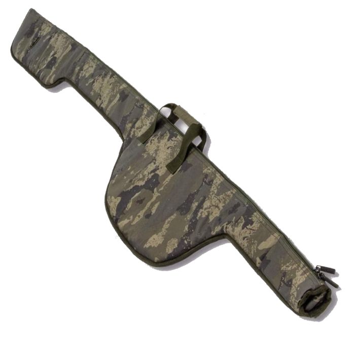 Solar Undercover Camo Single Rod Sleeve 12ft, 1 Rod + 1 Reel Case