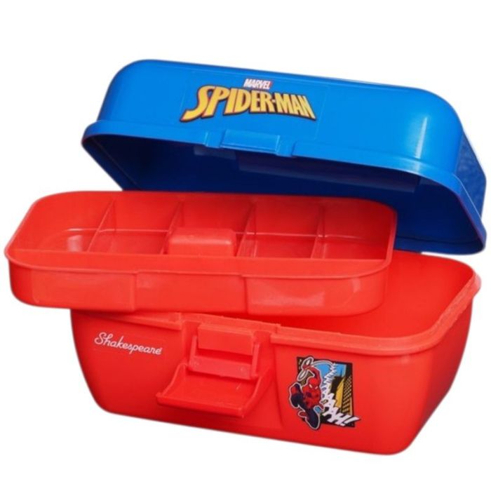 Valigeta Pescuit Shakespeare Marvel Spiderman Tacklebox, 23.50x15.50x14cm 2