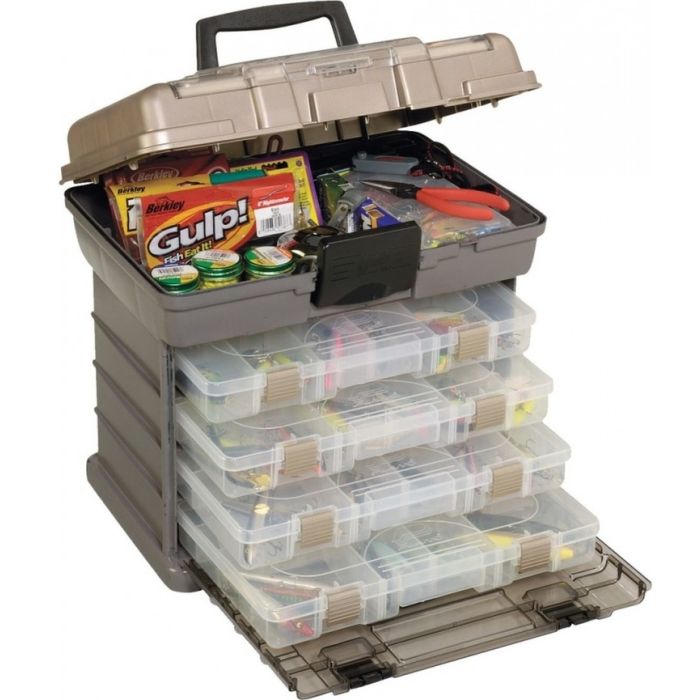 Plano Guide Series Stowaway Rack System 137401 tackle case + 4 boxes 41.9x30.5x40.6cm