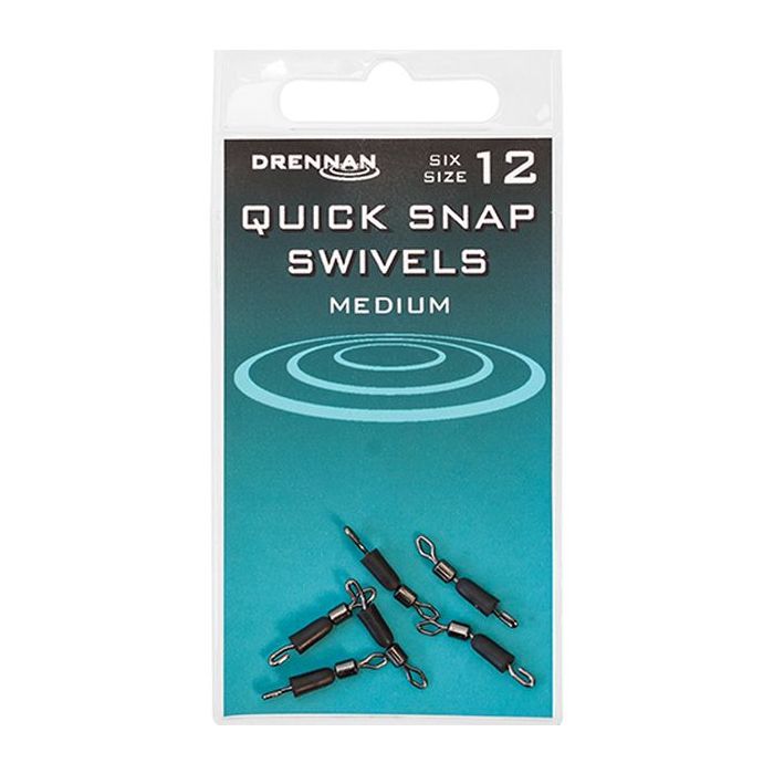 Swivel with Quick Snap Drennan Quick Snap Swivels, 6buc/sachet