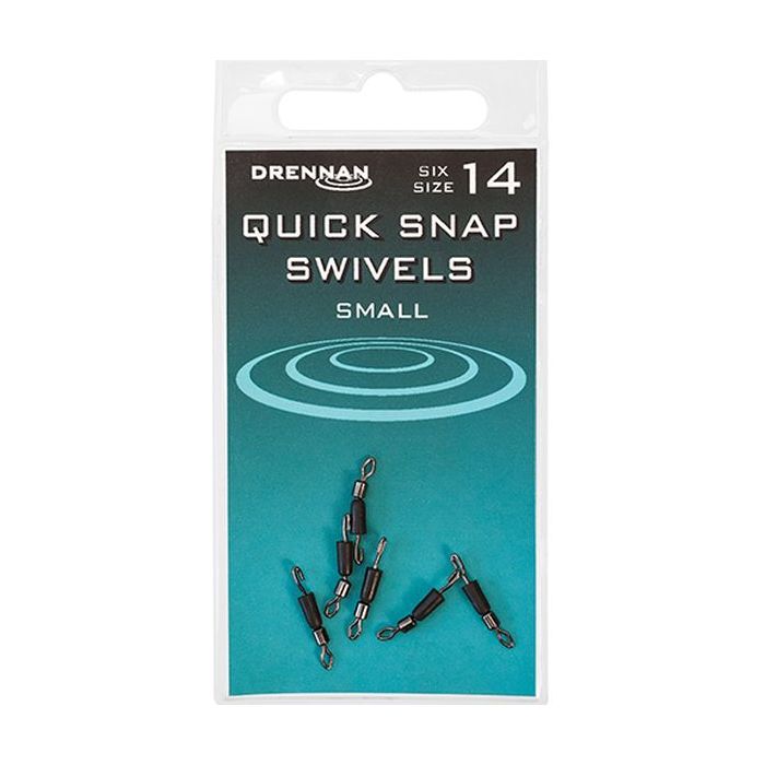 Swivel with Quick Snap Drennan Quick Snap Swivels, 6buc/sachet 2