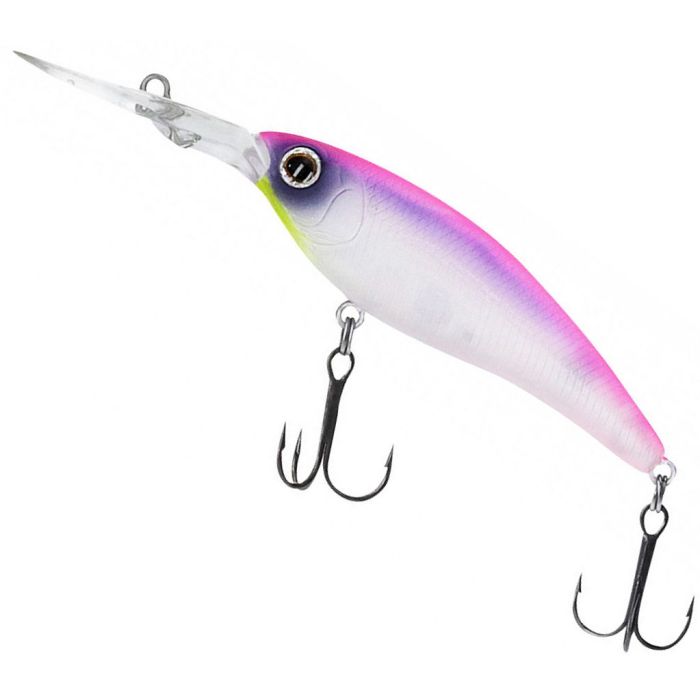 Daiwa Steez Shad Minnowbait Lure, Matt Pink Purple, 6cm, 6.7g