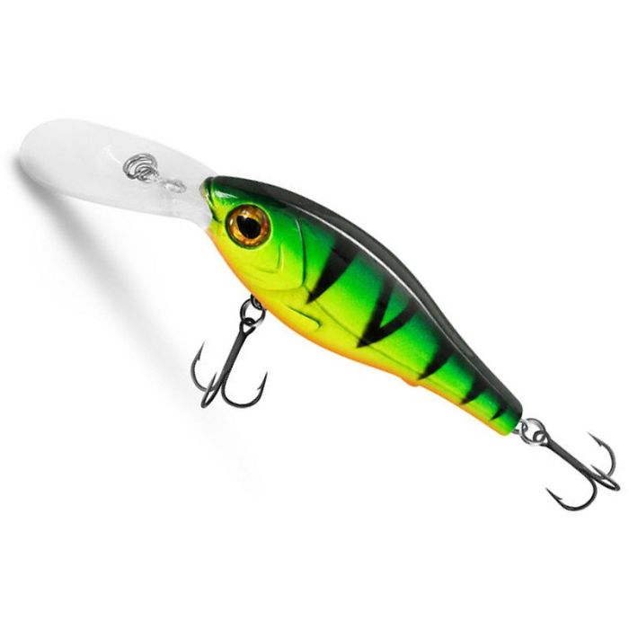 Delphin Wobby Crank-DP Floating Lure, Perchy, 7cm, 12g