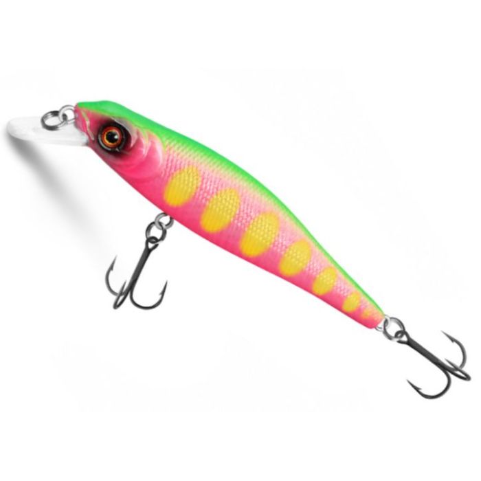 Delphin Wobby Jerk-Sh Lure, Neon Colour, 8cm, 6.50g