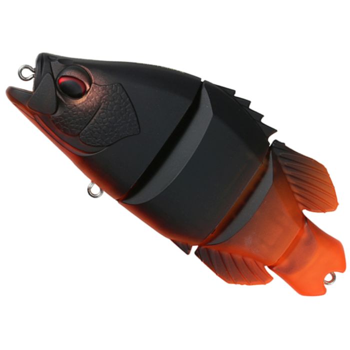Vobler Duo Realis Snappy Crappie 95, Slow Sinking, CCC3535 Mat Black OT, 9.5cm, 30g