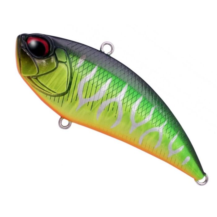 Vobler DUO Realis Vibration 68 Apex Tune, Sinking, APA3346 Lime Tiger, 6.8cm, 14.3g