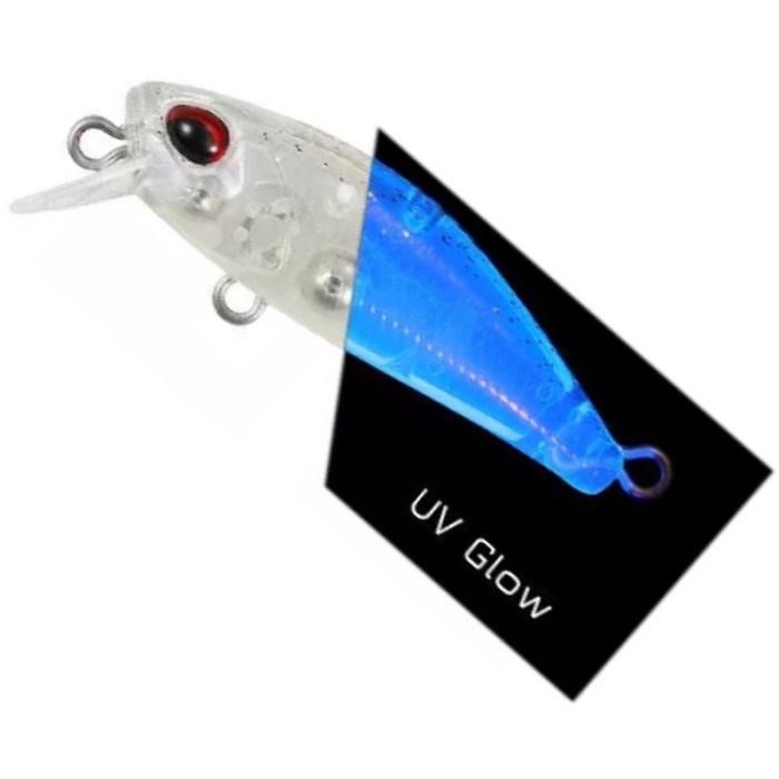 DUO Tetra Works Toto Fat 35S Lure, CCC0076 UV Silver, 3.5cm, 2.1g 2
