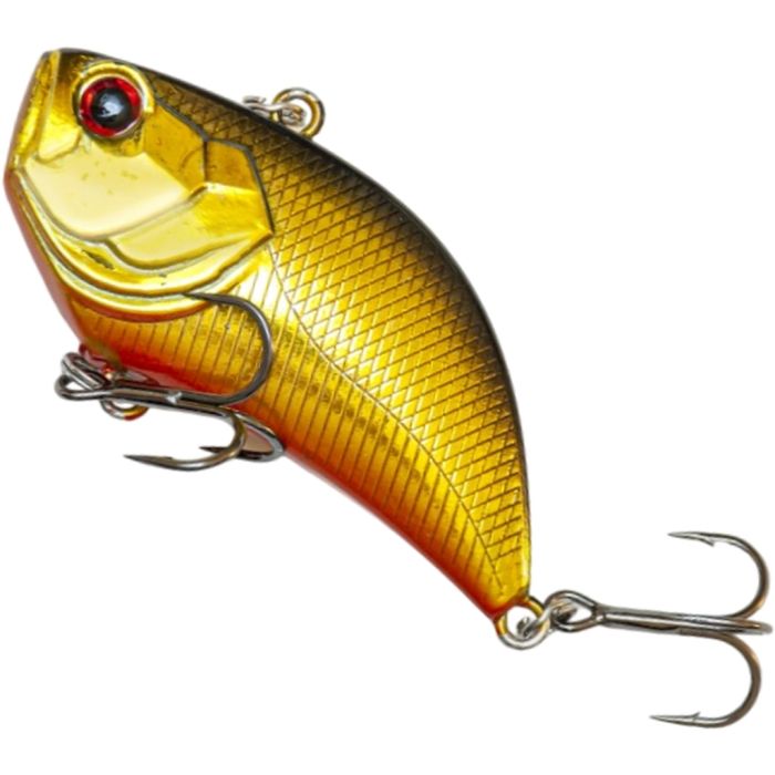 Fast Strike Vibra Reality VIB Lure, Gold Black D, 5.4cm, 14.5g