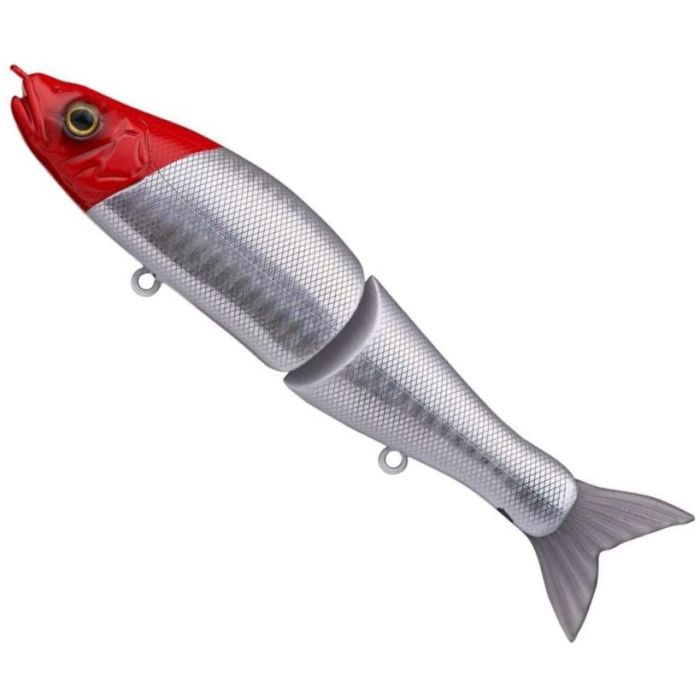 Vobler Gan Craft Jointed Claw 148F Salt Custom, 09 RedHead, 14.8cm, 34g