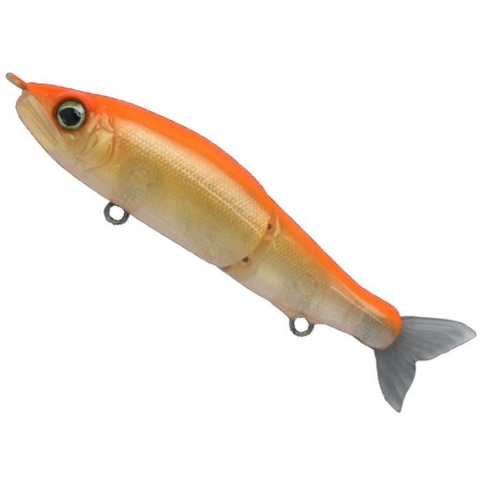 Gan Craft Jointed Claw 70 F Lure, 02 Kinokuni Orange, 7cm, 4.6g