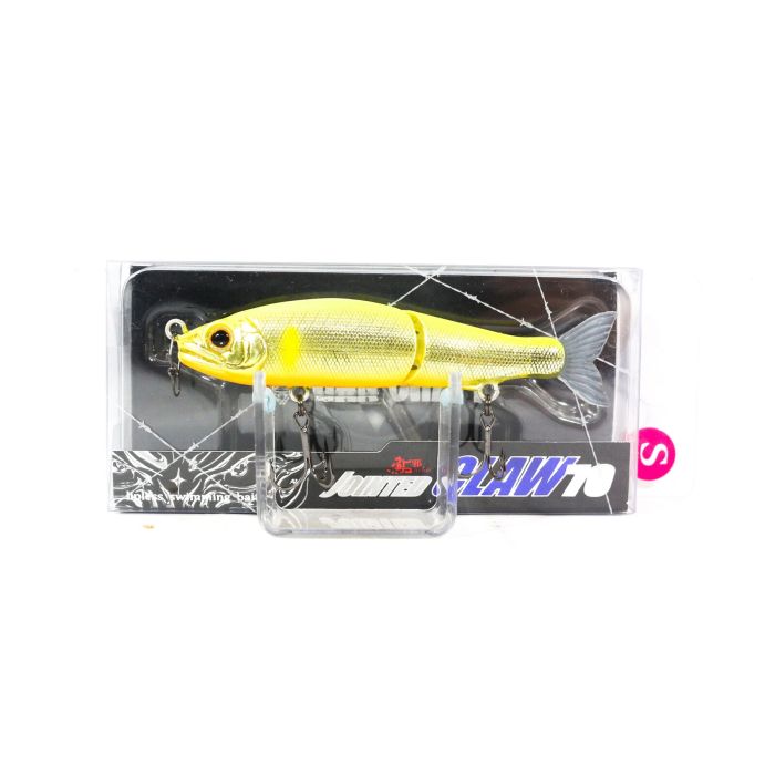 Vobler Gan Craft Jointed Claw 70 F, 03 Gold Chartreuse Ayu, 7cm, 4.6g 2