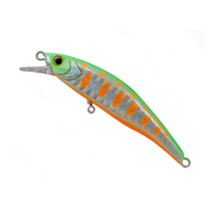 Wobbler Jackall Tricoroll Ryushin 63HW, Color Lime Yamame, 6.3cm, 7g