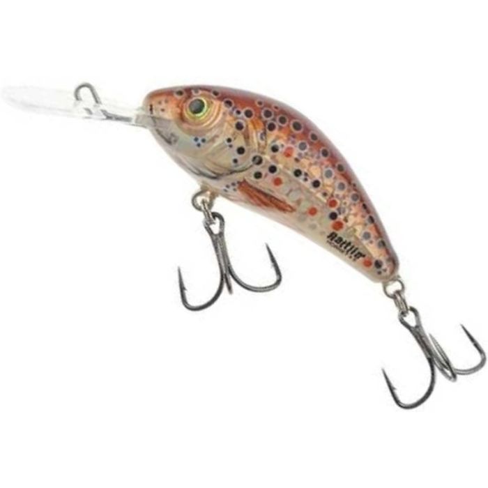 Salmo Hornet Rattlin H6.5F Lure, Brown Holographic Trout, 6.5cm, 20g