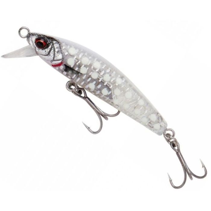 Savage Gear Gravity Minnow Lure, Crystal White Glow, 6cm, 12g