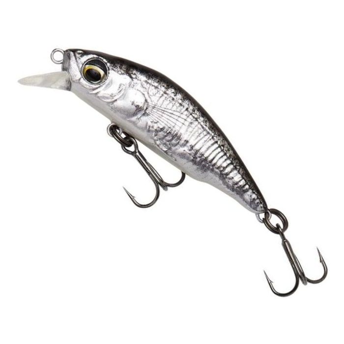 Savage Gear Sticklebait Twitch Wobbler, Black Silver, 6.5cm, 9.4g