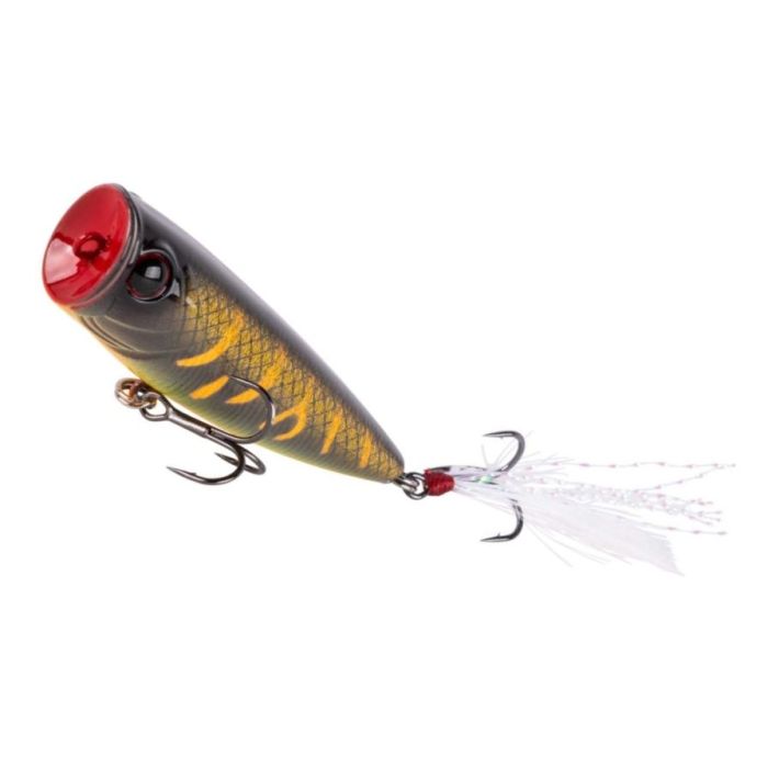 Shimano Yasei Pure Pop F Lure, Green Tiger, 6cm, 6.50g