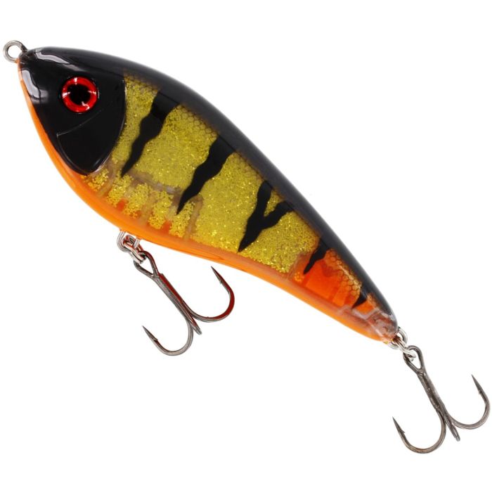 Westin Swim Glidebait Lure, Suspending, Color 3D Golden Perch, 6.5cm, 9g
