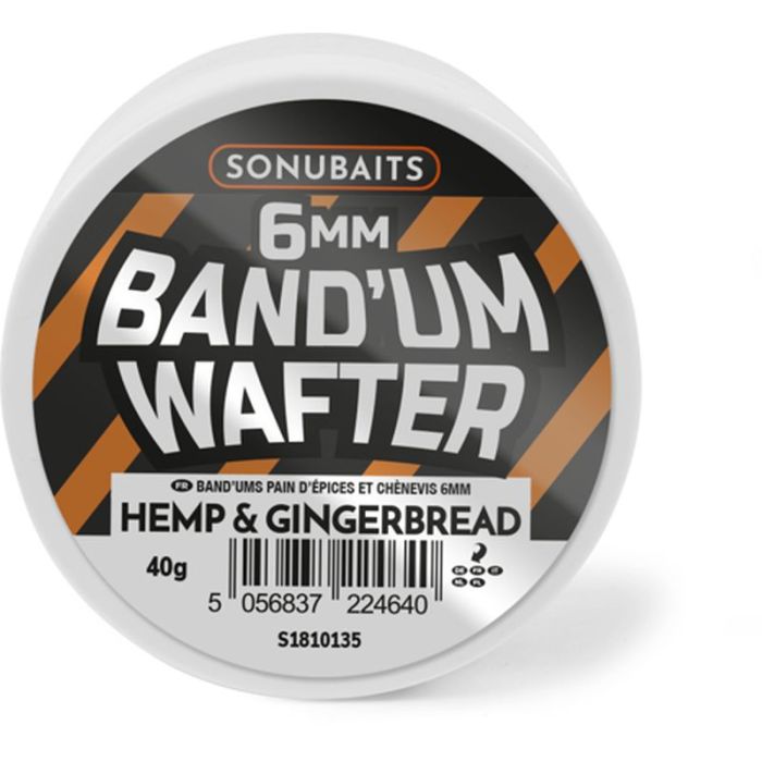 Wafter Sonubaits Band'um Wafter, Hemp & Gingerbread, 40g - 6mm