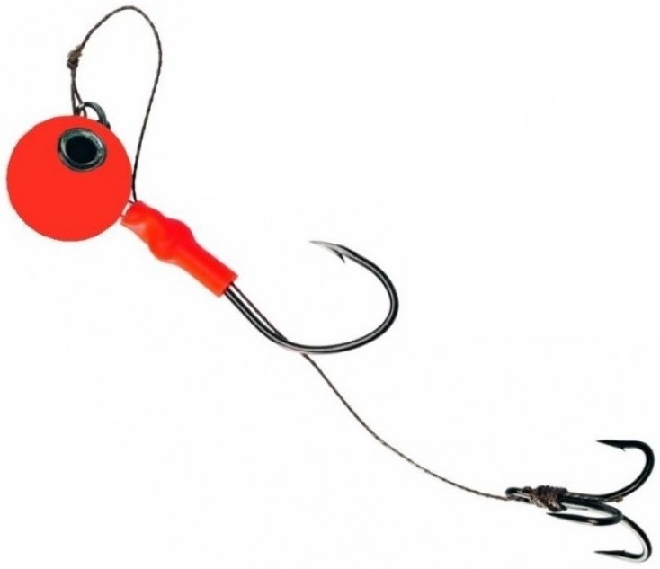 Catfish rig Climax Cult Catfish Jig Fireball 90g (Red), Hook No. 2/0, 1 ...